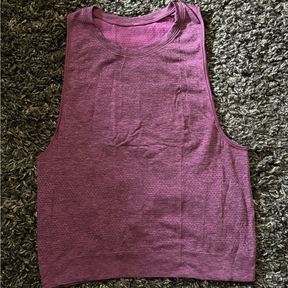Lululemon Size 8. Muscle tank. Deep purple. - Picture 1 of 5